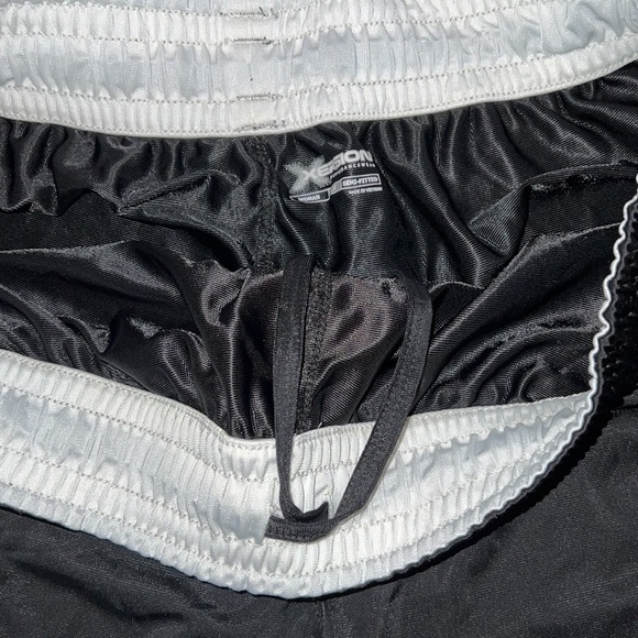 Xersion black and neon green athletic shorts - Picture 3 of 4